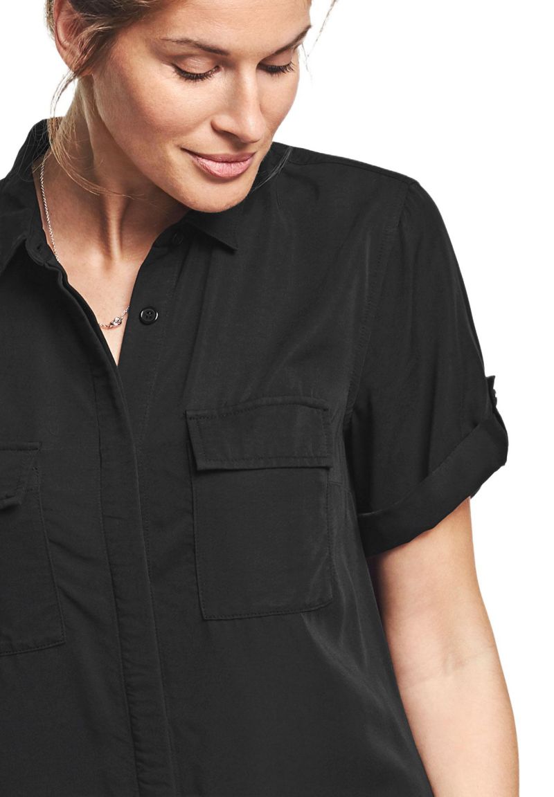 Women's Button Front Linen Shirtdress