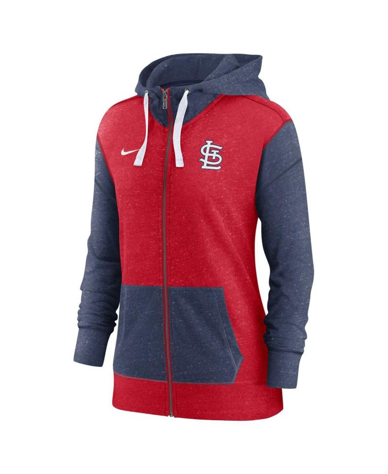 Women's Red St. Louis Cardinals Full-Zip Hoodie