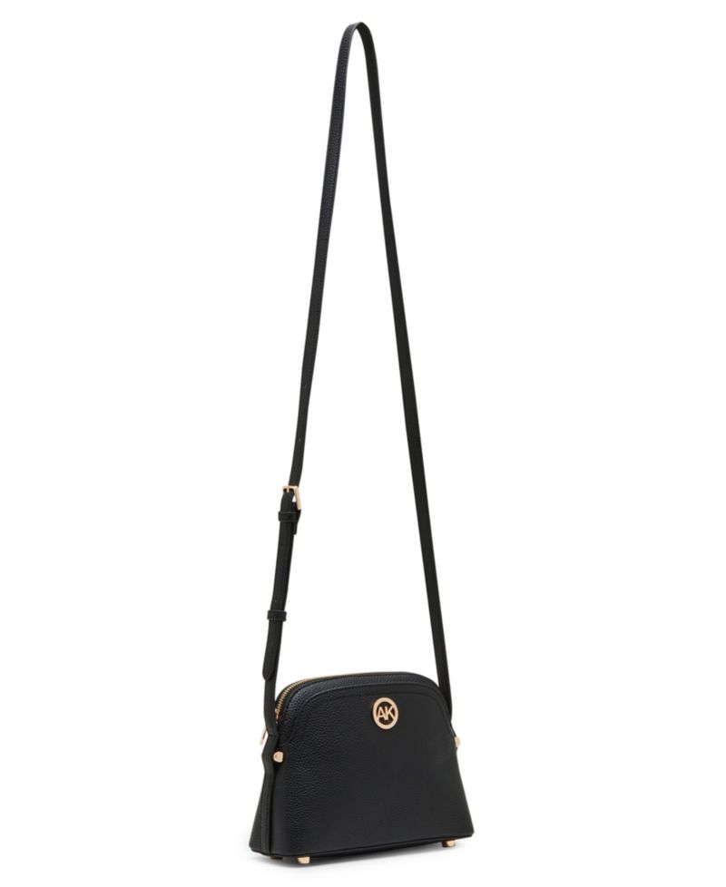Dome Zip Top Detachable Card Case Crossbody Bag
