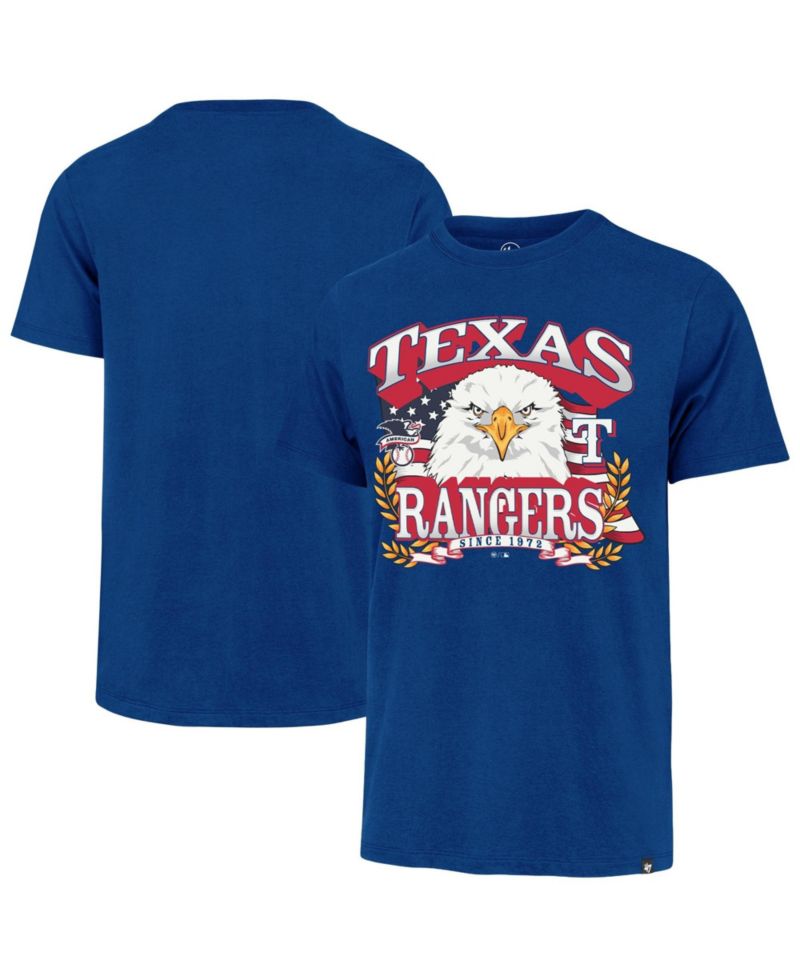 Men's Royal Texas Rangers Americana Eagle T-Shirt