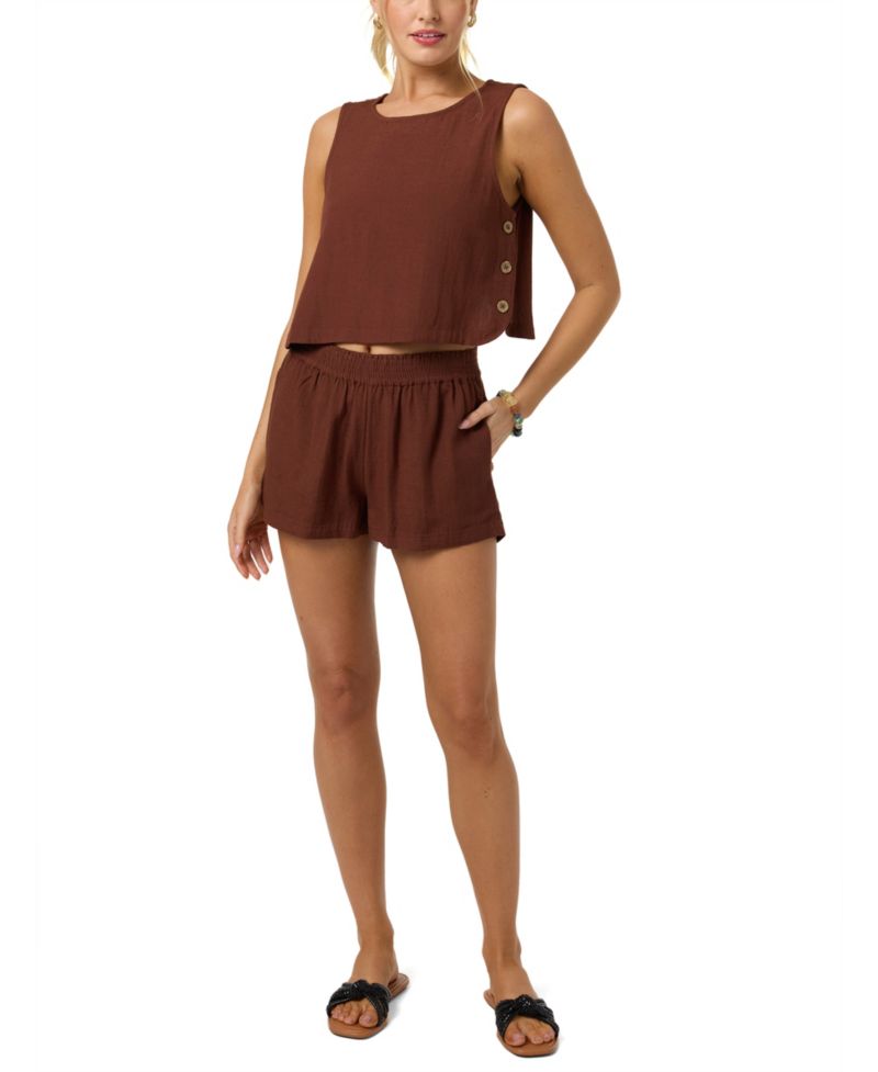 Women's Smocked Waistband Pull-On Shorts