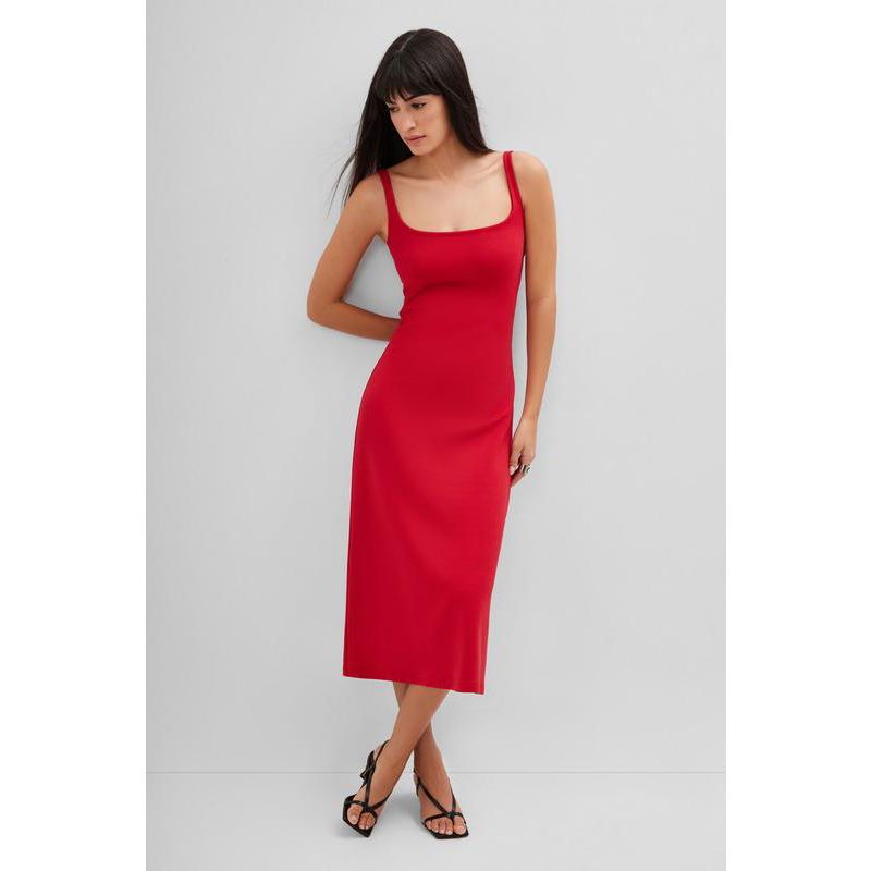 Women's Crawford Sleeveless Square-Neck A-Line Dress