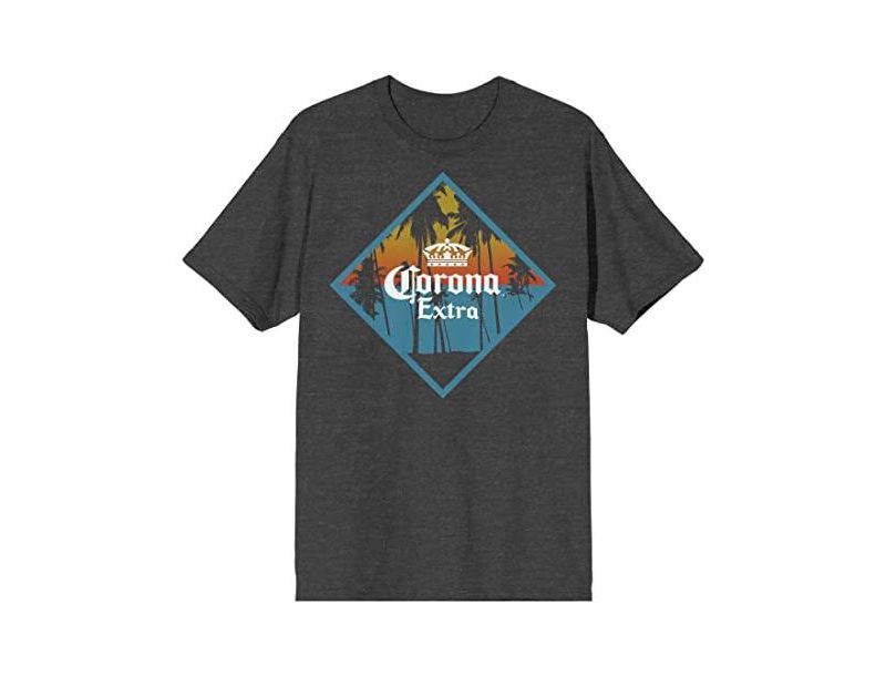 Men's Extra Logo Charcoal Heather T-Shirt-Small