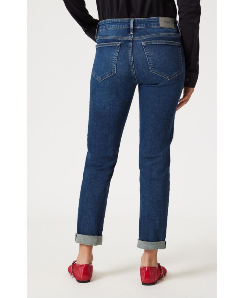 Women's Mavi Emma Slim Boyfriend In Deep Brushed Tribeca