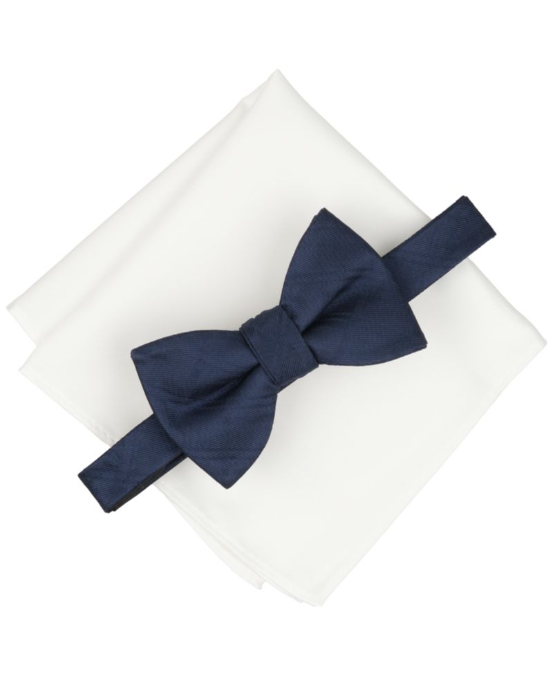 Men's Beasley Plaid Bow Tie Set