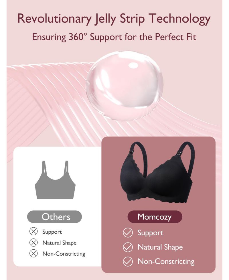Jelly strip nursing bra YN46