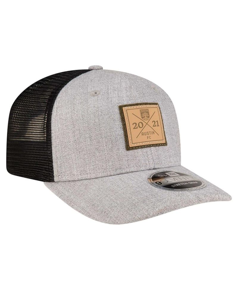 Men's Heather Gray Austin FC Heather Patch 9SEVENTY Adjustable Hat