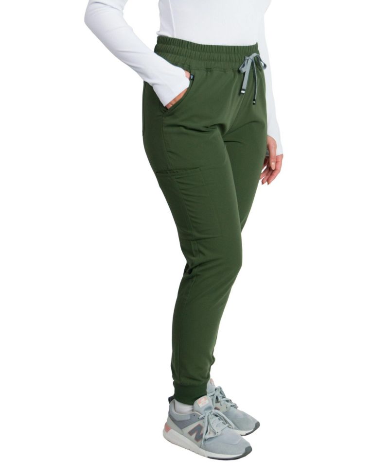 Women's Madison Mid-rise Slim Jogger Scrub Pant