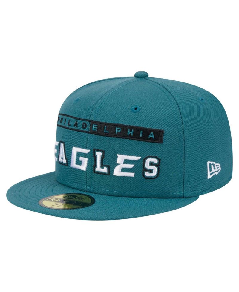 Men's Midnight Green Philadelphia Eagles Ransom 59FIFTY Fitted Hat