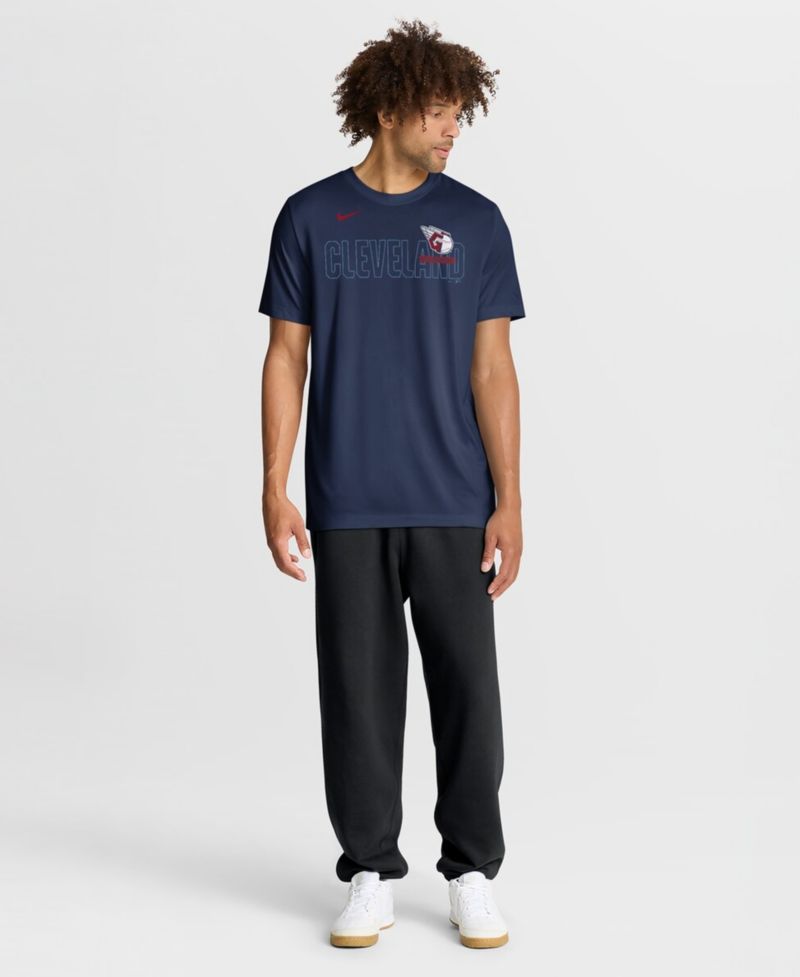 Men's Navy Cleveland Guardians Knockout Team Legend Dri-FIT T-Shirt