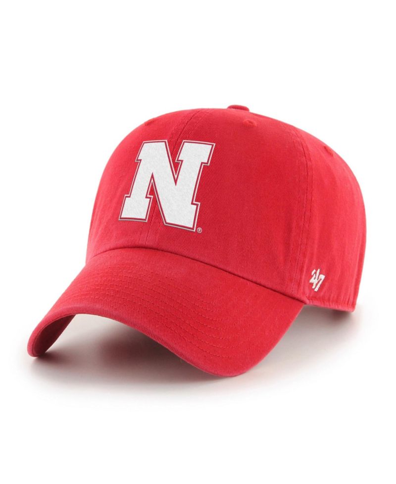 Men's Scarlet Nebraska Huskers Americana Heritage Clean Up Adjustable Hat