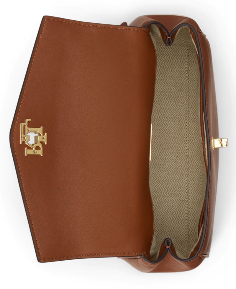 Farrah Leather Small Satchel Bag