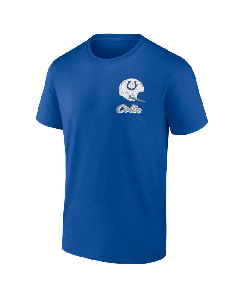 Men's Royal Indianapolis Colts Never Over T-Shirt