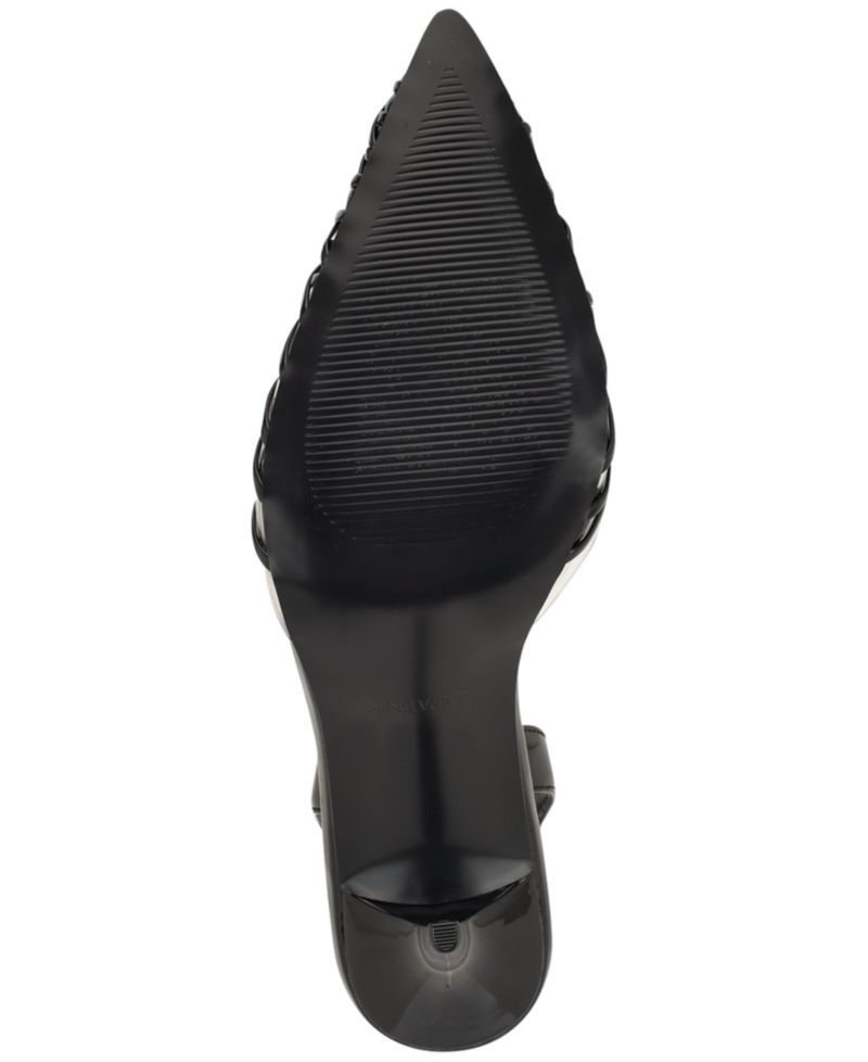 Women's Pemma Woven Slingback Stiletto Pumps