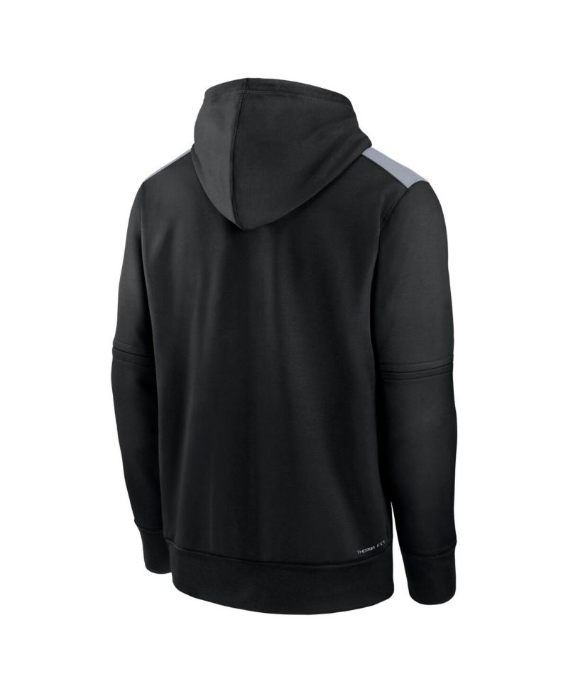 Men's Black Chicago White Sox Authentic Collection Performance Pullover Hoodie