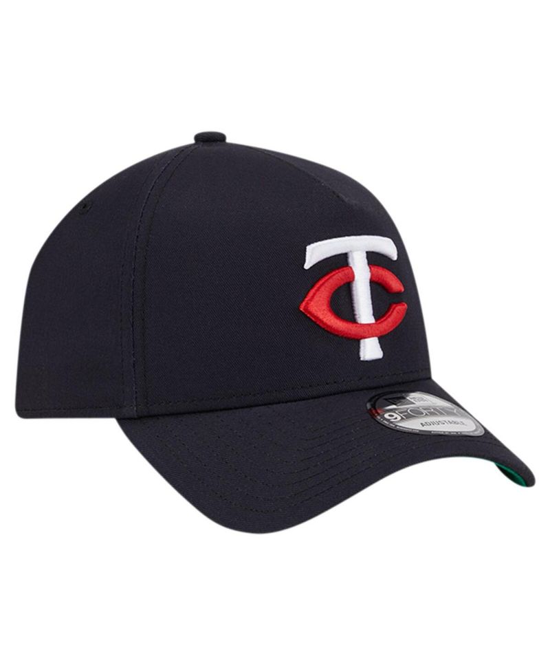 Men's Navy Minnesota Twins Team Color A-Frame 9Forty Adjustable Hat