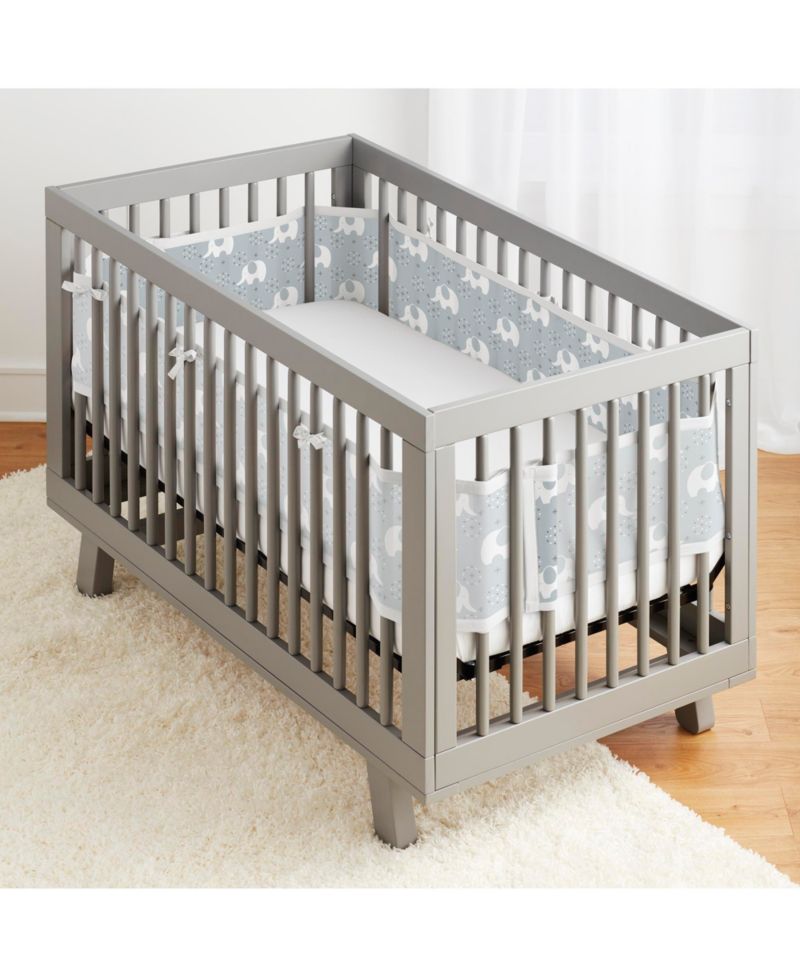 Breathable Mesh Liner for Full-Size Cribs, Classic 3mm Mesh (Size 4FS Covers 3 or 4 Sides)