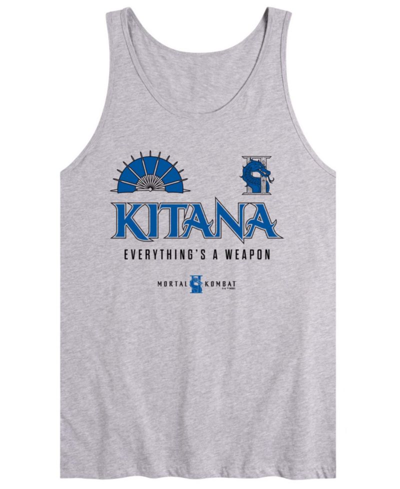 Men's Mortal Kombat Kitana Sleeveless Graphic Tank Top