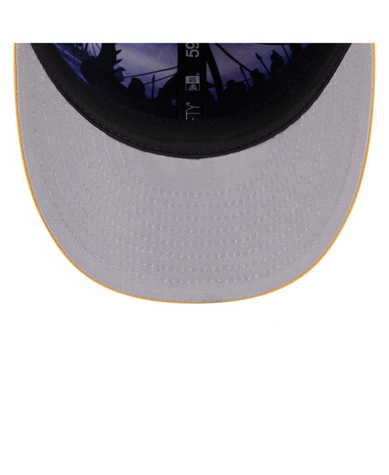Men's Purple/Gold Minnesota Vikings 2026 NFL Draft Pre-Curved 59FIFTY Fitted Hat