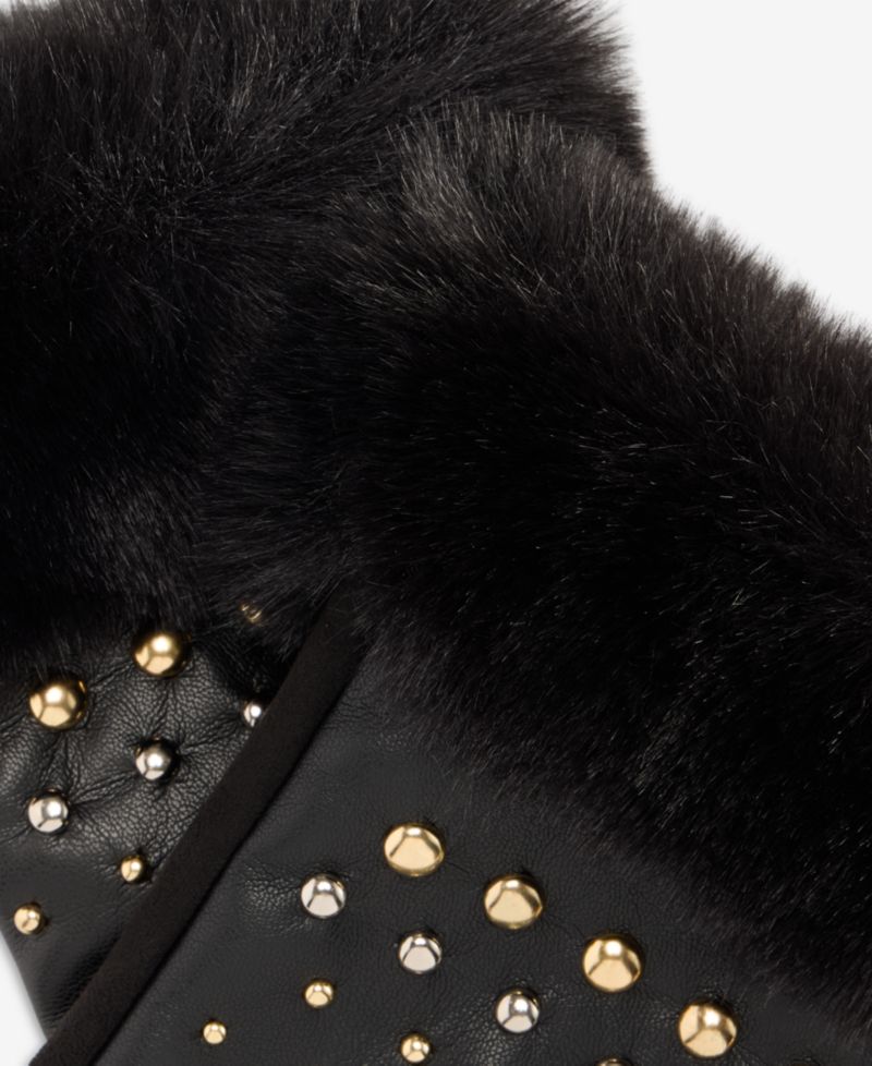 Women's Cut and Sew Studded Gloves