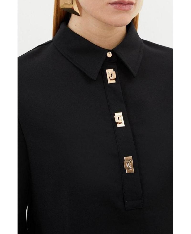 Women's Techno Cotton Gold Clasp Shirt