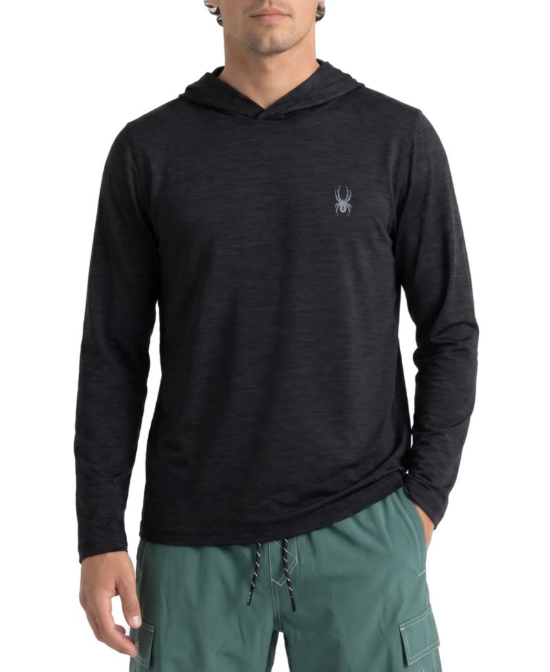 Men's Classic Heather Hooded Long-Sleeve Rash Guard