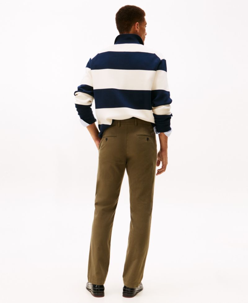 Men's Denton Straight-Fit Yarn Dye Structure Chino Pants