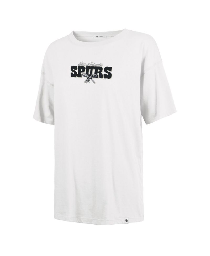 Women's White San Antonio Spurs Bow and Banner Sadie T-Shirt