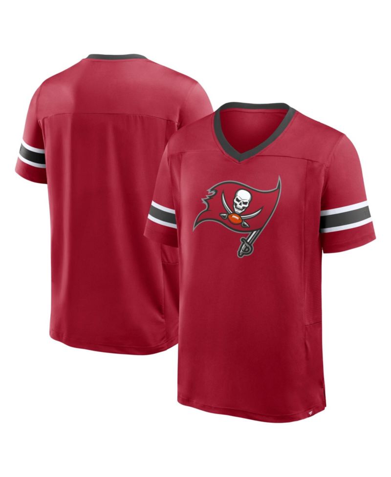 Men's Tampa Bay Buccaneers Hometown Premium Hashmark Classic-Fit V-Neck T-Shirt