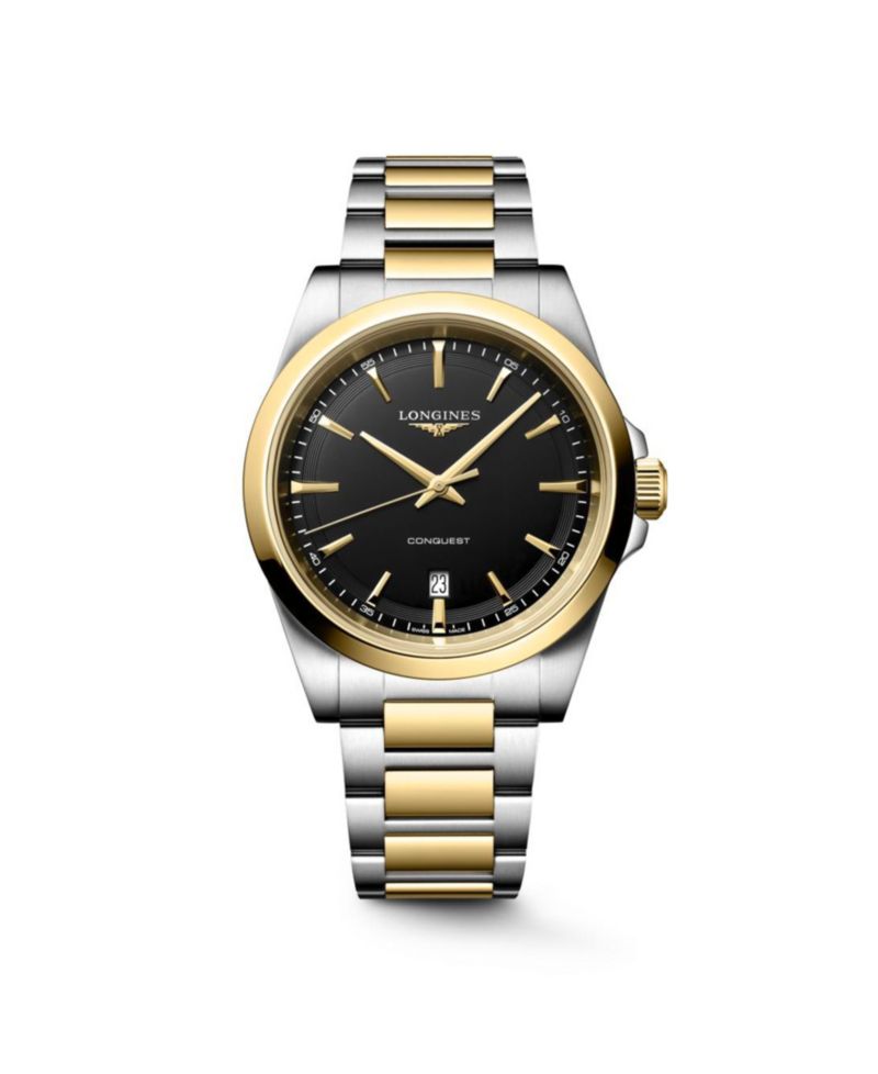 Men's Two-Tone PVD Stainless Steel Bracelet Watch 41mm