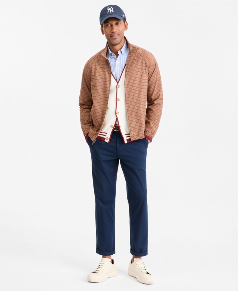 Men's Plaid Harrington Jacket