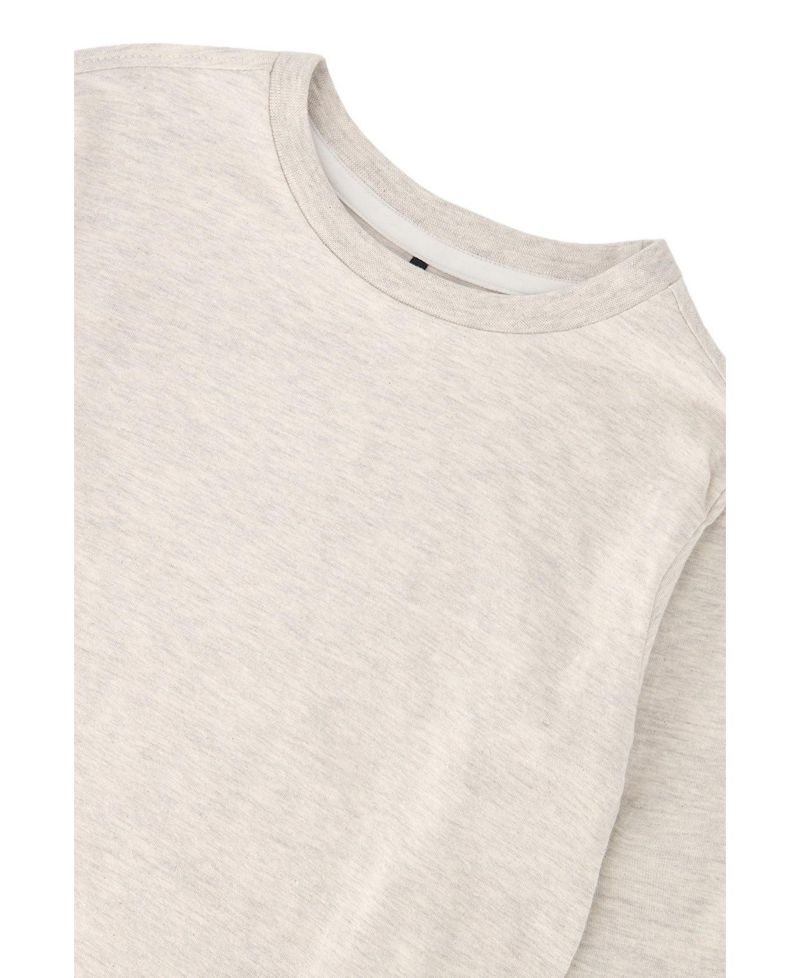 Little Boys (6-12) Cotton Long Sleeve T-Shirt Heather