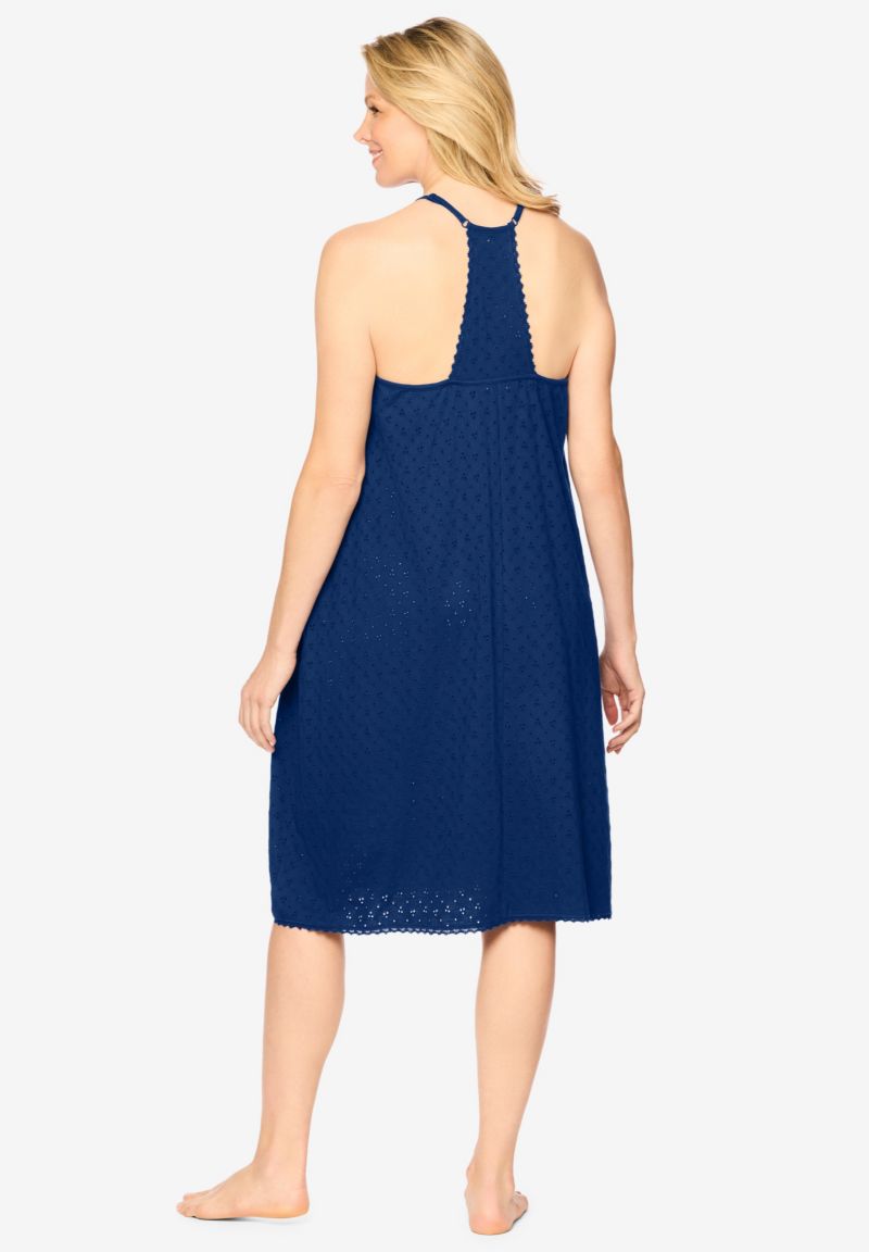 Women's Dreams and Co. Breezy Eyelet Short Nightgown