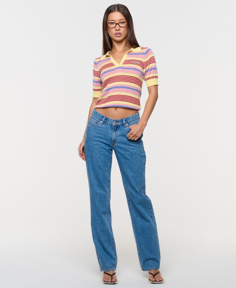 Juniors' 99 Straight Rae Low-Rise Denim Jeans