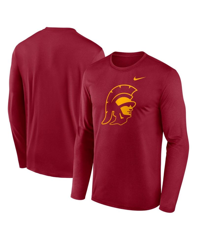 Men's Cardinal USC Trojans Primetime Alternate Logo Legend Long Sleeve T-Shirt