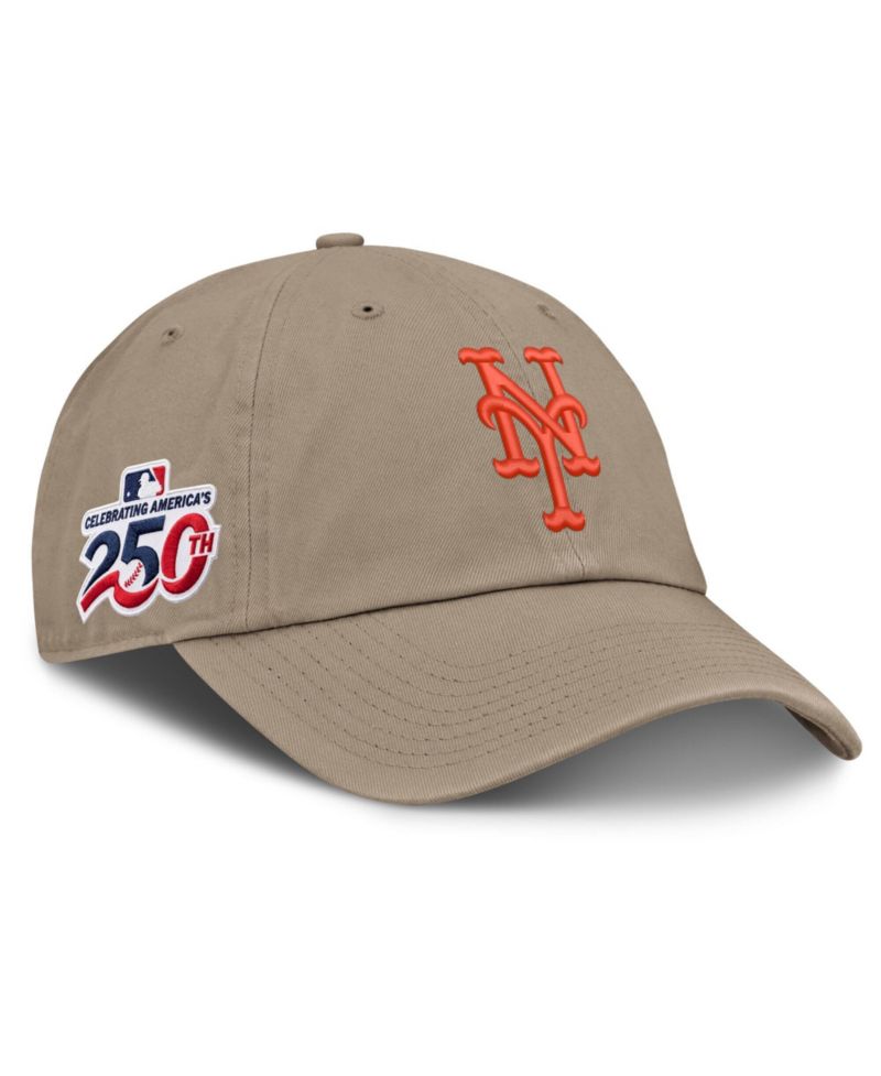 Men's Khaki New York Mets Celebrating America's 250th Club Adjustable Hat