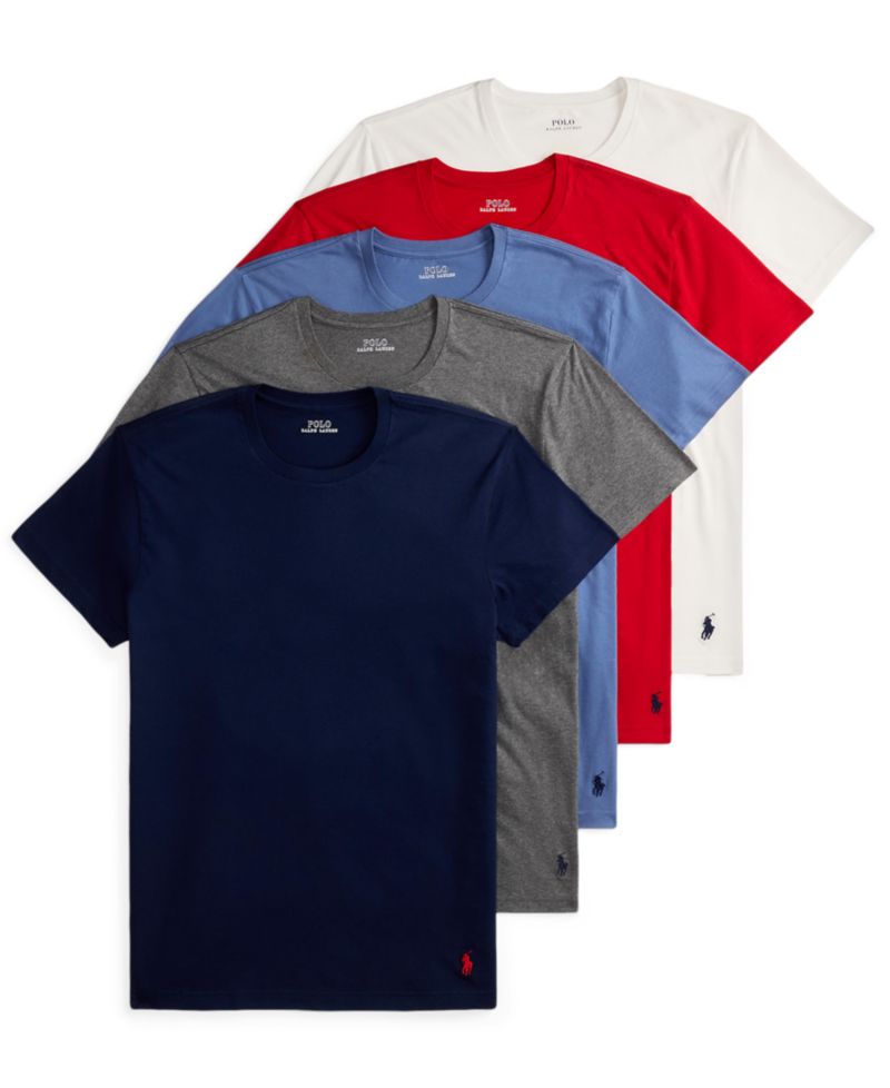 Men's Classic-Fit Cotton Undershirt, 5-Pack