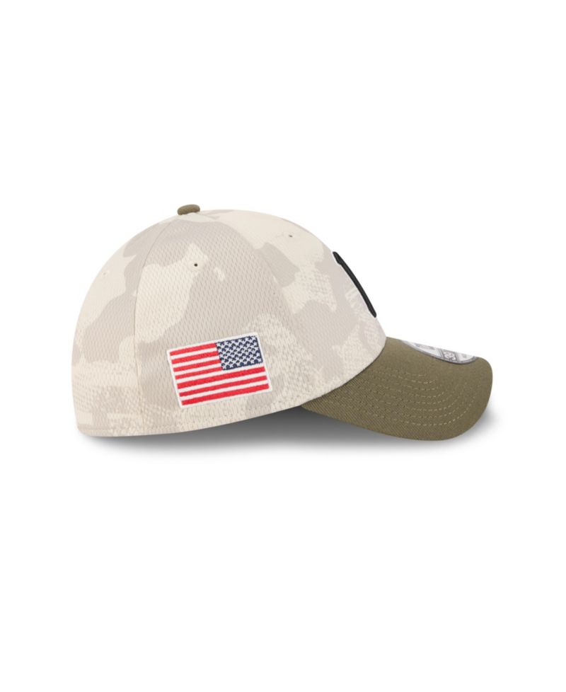 Men's Light Beige/Olive Pittsburgh Pirates 2025 Armed Forces Day 39THIRTY Flex Hat