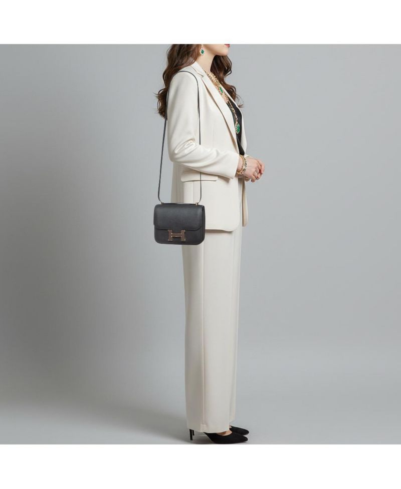 Pre-Owned HERMES women's Birkin 40 Bag in Taurillon Clemence Leather