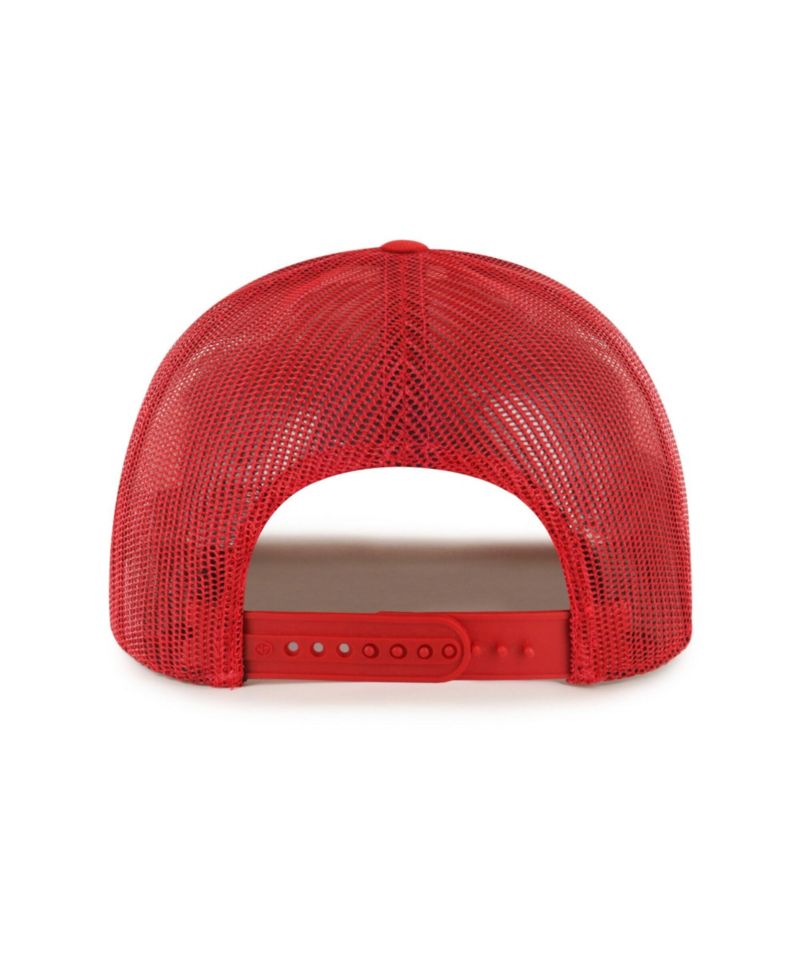 Men's Red Georgia Bulldogs Leland Trucker Adjustable Hat
