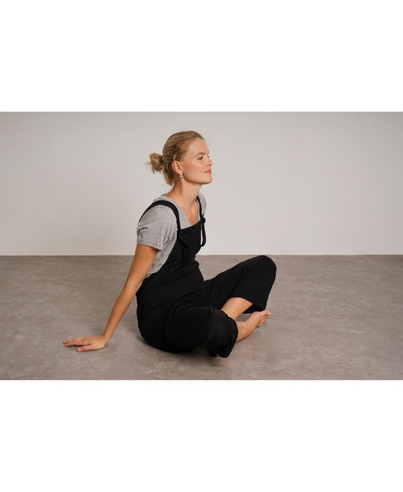 Women's Imogen Knit Tie-Strap Overalls