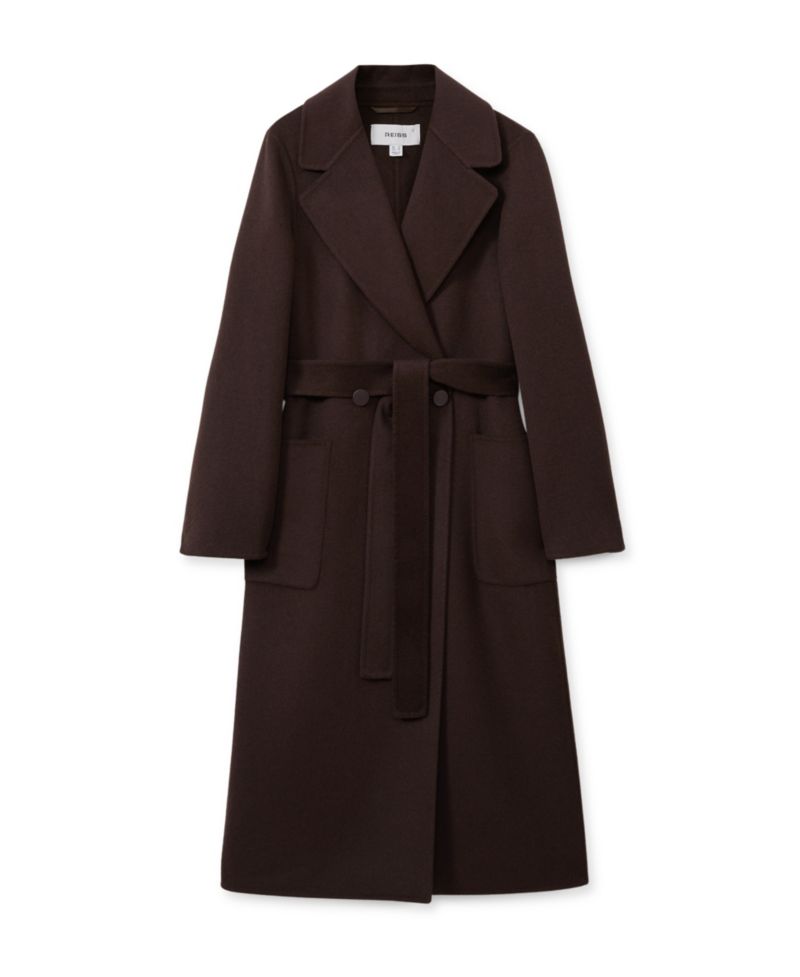 Women's Wool-Blend Double-Breasted Blindseam Coat