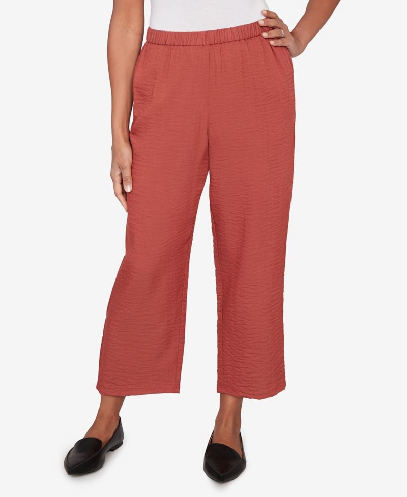 Petite Spice Market Wide-Leg Pull-On Ankle Pants