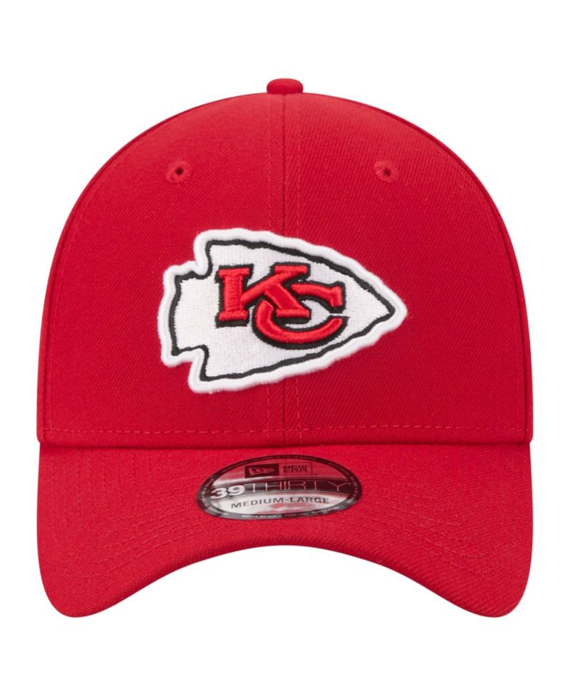 Men's Red Kansas City Chiefs Core Team 39THIRTY Flex Hat