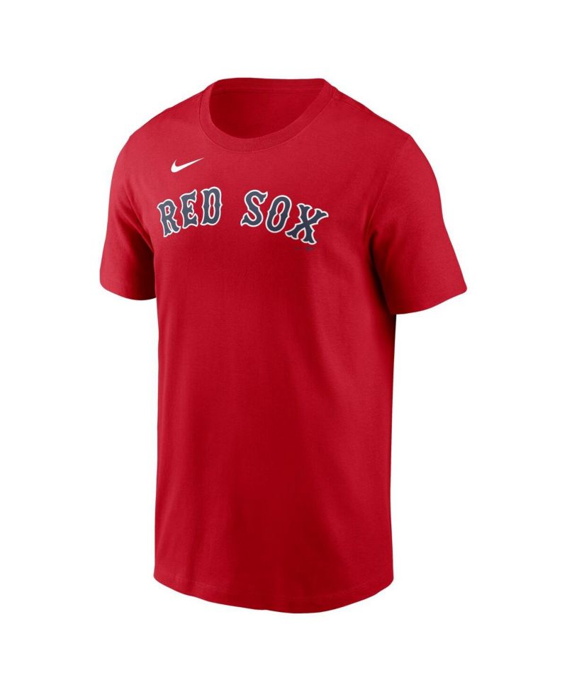 Men's Garrett Crochet Red Boston Red Sox Name & Number T-Shirt