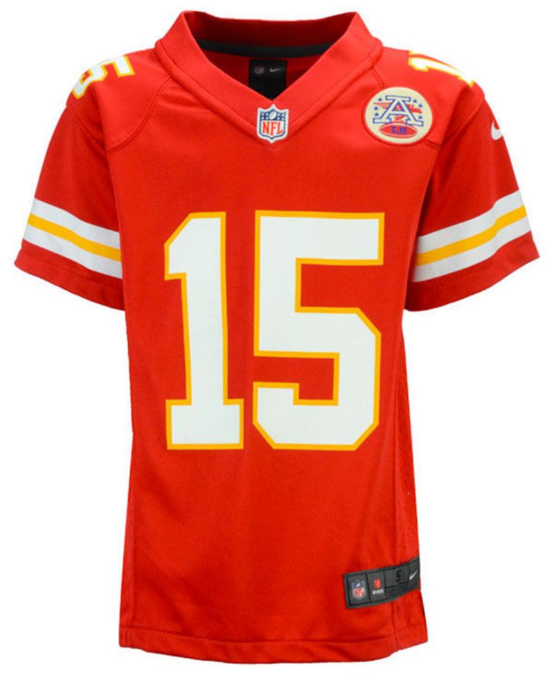 Little Boys Pat Mahomes Kansas City Chiefs Game Jersey