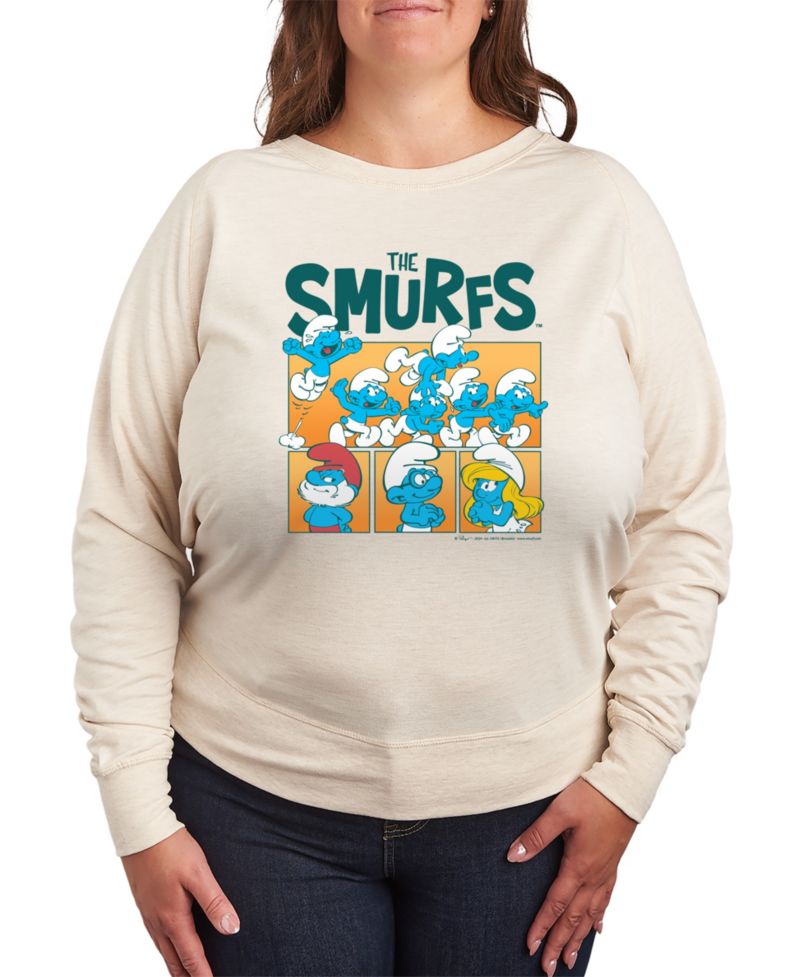 Plus Size The Smurfs Graphic Pullover T-Shirt