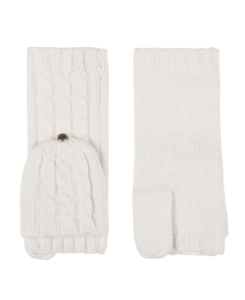 Core Cable Knit Pop Top Gloves