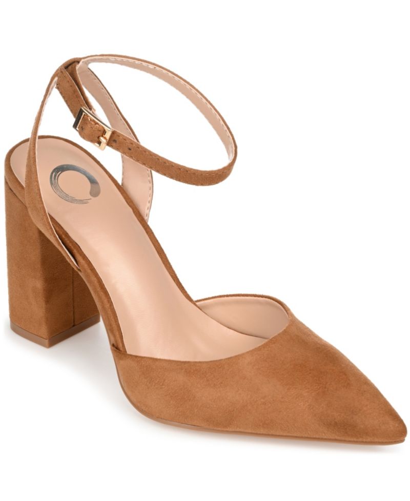 Women's Tyyra Ankle Strap Block Heel Pumps