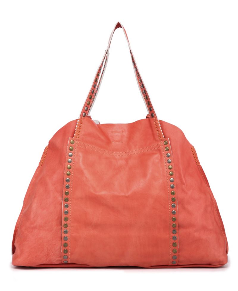 Birch Medium Leather Tote Bag
